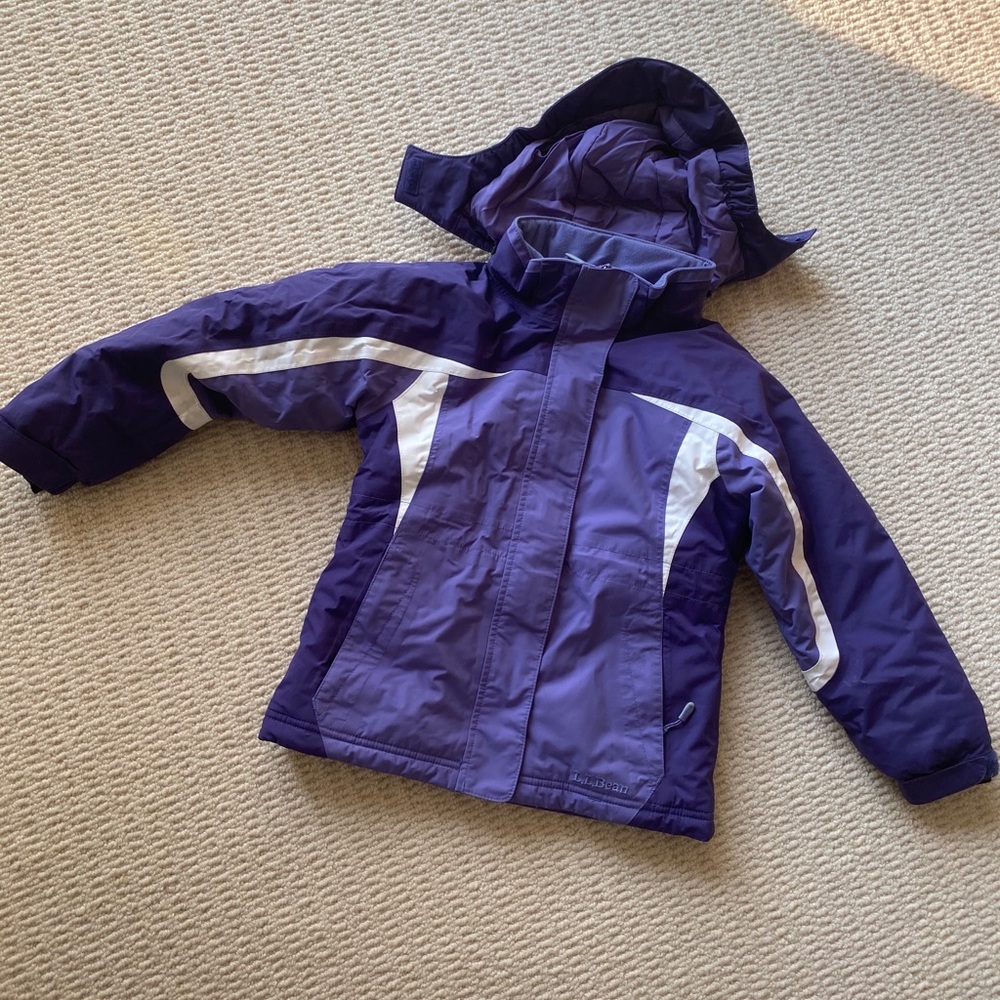 LL BEAN Girls size 5-6 years Winter Jacket